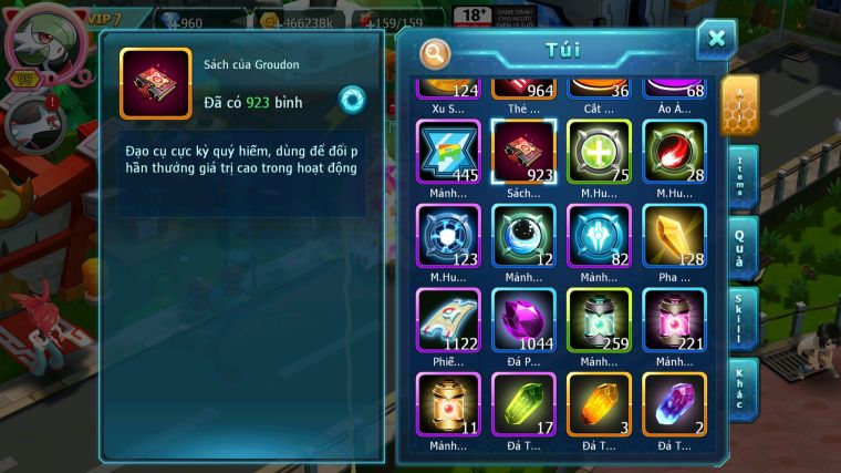 MÃ : #TTS4069 - SV 1683 - V7 - 923 SÁCH - DIANCIE DYNAMAX QVLD BC RẮN BĂNG BC UNVOA SAKATAKA BC CẶP LATI BC ZEVIL