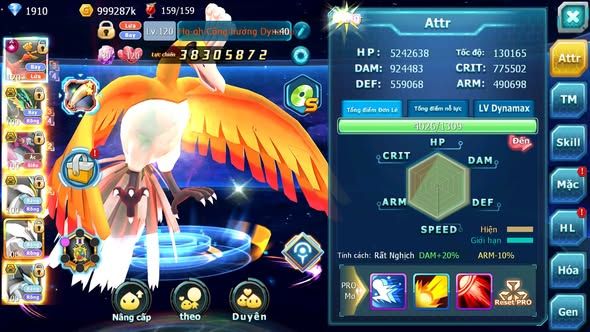 MÃ : #TTS4099 - SV 301 - TOP16 - V15 - HOOH CH DYNAMAX RAYQUAZA BC HOOPA BÁ CHỦ THẦN GIÓ BC UNVOA WB BC