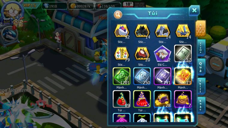 MÃ : #TTS4099 - SV 301 - TOP16 - V15 - HOOH CH DYNAMAX RAYQUAZA BC HOOPA BÁ CHỦ THẦN GIÓ BC UNVOA WB BC