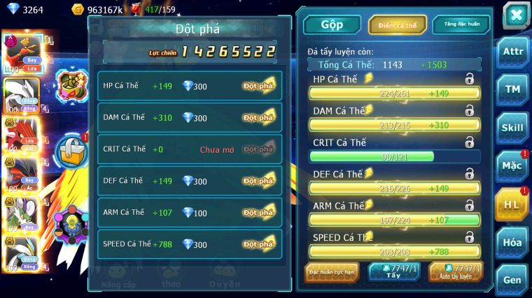 MÃ : #TTS4103 - SV 1436 - V13 - HOOH DYNAMAX UNVOA WB BC QVLD BC YVETAL BC THẦN GIÓ BC WB BC NHIỀU PET BC NGON LÀNH