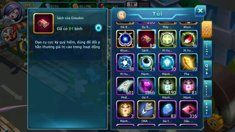 MÃ : #TTS4108 - SV1528 - MEW GIÁP BÁ CHỦ HENTRAN UNVOA NHIỀU PET HT V3