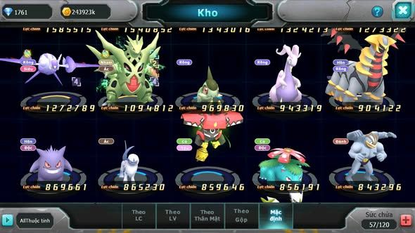 MÃ : #TTS4115 - SV 1660 - BTAA BC LUGIA BC ZOROA BC NHIỀU PET HT