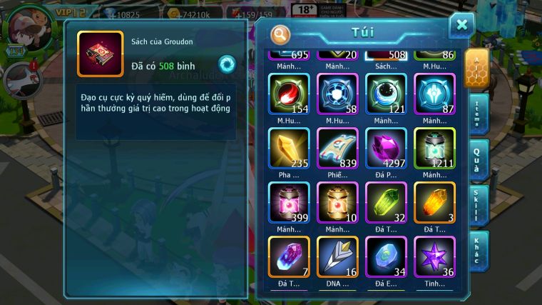 MÃ : #TTS4114 - SV 1710 -TOP29 - PALKIA FORM CỰC NGON FULL SS UNVOA WB BC KYROGE BC CẶP LATI BC