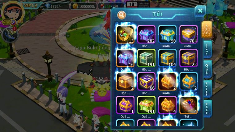 MÃ : #TTS4112 - SV 1358 - V12 - 18K KC - HOOH DYNAMAX UNVOA WB BC PALKIA BC CẶP LATI BC THẦN GIÓ BC