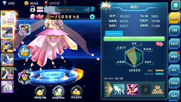 MÃ : #TTS4121 - SV 1729 - V5 - DIANCIE BC TAPU FINI BC NHIỀU PET HT QUÁ NGON