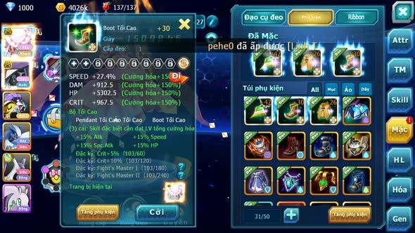 MÃ : #TTS4121 - SV 1729 - V5 - DIANCIE BC TAPU FINI BC NHIỀU PET HT QUÁ NGON