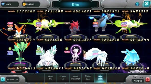 MÃ : #TTS4130 - SV 1426 - V13 - TOP 11 - 3K4 SÁCH - 4K MT - HOOH CH DYNAMAX PALKIA CH YVETAL BC BTAA BC WB BC QUÁ NGON