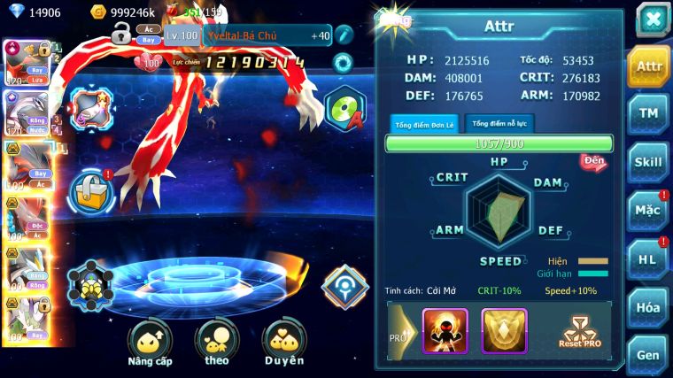 MÃ : #TTS4130 - SV 1426 - V13 - TOP 11 - 3K4 SÁCH - 4K MT - HOOH CH DYNAMAX PALKIA CH YVETAL BC BTAA BC WB BC QUÁ NGON