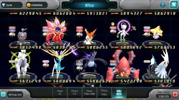 MÃ : #TTS4126 - SV 899 - V15 - TOP11 - HOOH CH DYNAMAX WB CH DYANAMAX MEGA NEC LUGIA CH QUÁ NGON