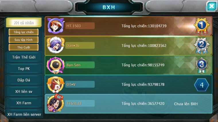 MÃ : #TTS4133 - SV1534 - V8 - HOOH DYNAMAX YVETAL BC QVBC BC THẦN GIÓ BC UNVOA CẶP LATI BC QUÁ NGON