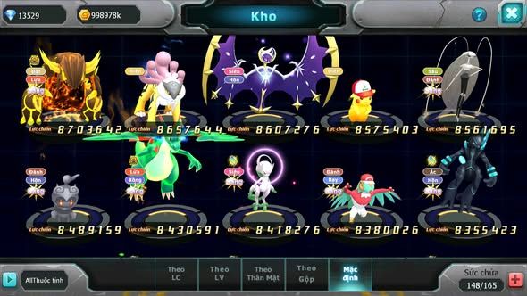 MÃ : #TTS4145 - SV 561 -TOP3 - TOP3-4 CHAM - V15 - HOOH CH DYNAMAX DIANCIE CH DYANAMX PALKIA CH WB DYNAMAX NHIỀU PET BC NGON LÀNH