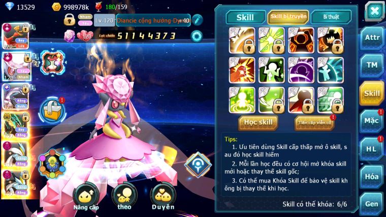 MÃ : #TTS4145 - SV 561 -TOP3 - TOP3-4 CHAM - V15 - HOOH CH DYNAMAX DIANCIE CH DYANAMX PALKIA CH WB DYNAMAX NHIỀU PET BC NGON LÀNH