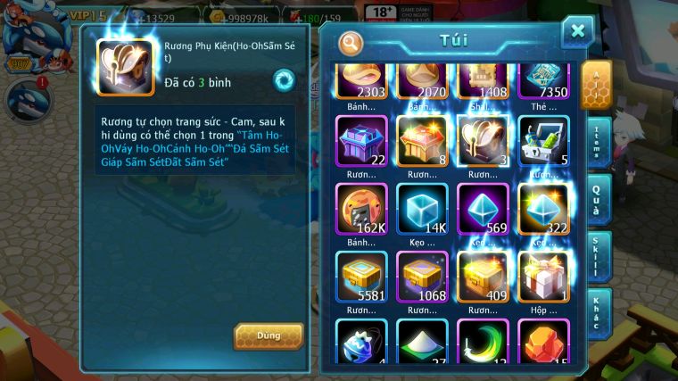 MÃ : #TTS4145 - SV 561 -TOP3 - TOP3-4 CHAM - V15 - HOOH CH DYNAMAX DIANCIE CH DYANAMX PALKIA CH WB DYNAMAX NHIỀU PET BC NGON LÀNH