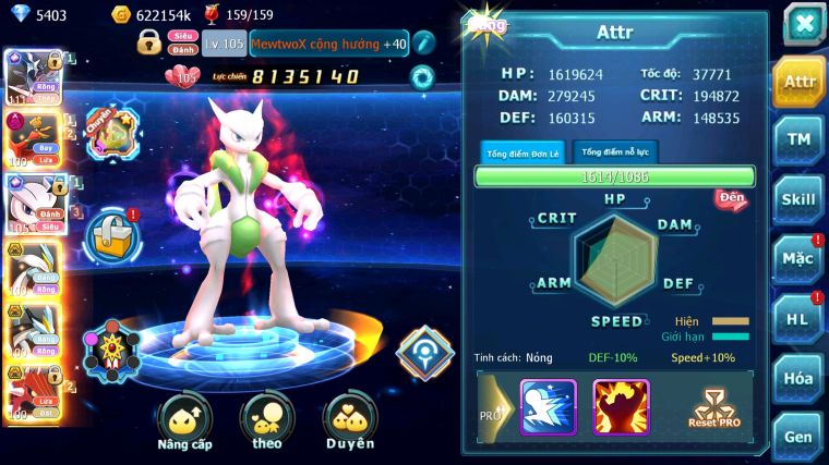 MÃ : #TTS4183 - SV 1041 -V12 - TOP45 - DIALGA CỘNG HƯỞNG MEW X CH UNVOA WB BC HOOH DYNAMAX CẶP LATI BÁ CHỦ QUÁ NGON
