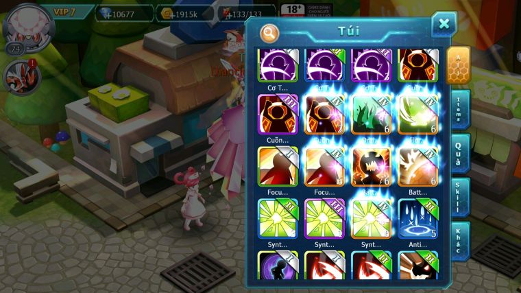 MÃ : #TTS4189 - SV1798 - V7 - TOP18  DIANCIE BÁ CHỦ RAIKU LUGIA MES AMDLO