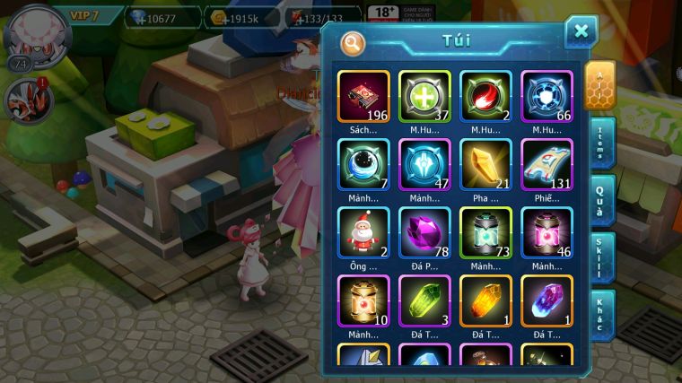 MÃ : #TTS4189 - SV1798 - V7 - TOP18  DIANCIE BÁ CHỦ RAIKU LUGIA MES AMDLO