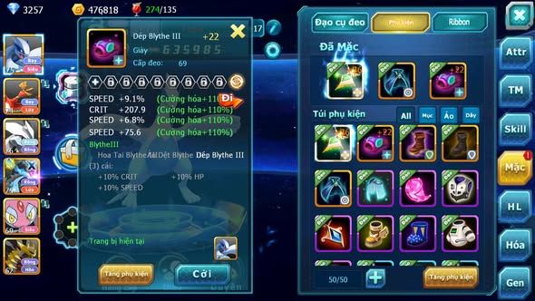 MÃ : #TTS4187 - SV1785 - TOP45 - V6 - LUGIA HOOH UNVOA MES GIRATINA