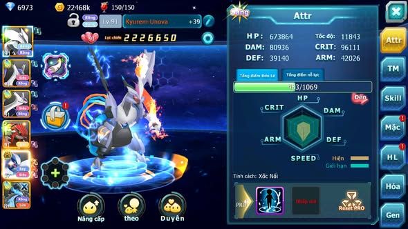 MÃ : #TTS4194 - SV 1701 - UNVOA ĐỦ MẢNH CẶP LATI BÁ CHỦ LUGIA BC GROUDON NHIỀU PET HT