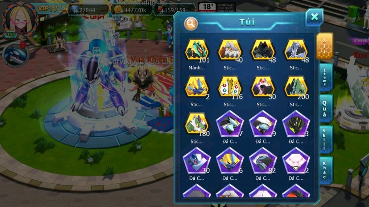 MÃ : #TTS4192 - SV 1219 - TOP 2 - V17 - 1K8 SÁCH - VUA KIẾM VUA KHIÊN BÁ CHỦ MELTAN BÁ CHỦ ĐC + 8 - HOOH CH DYNAMAX SƯ TỬ CH PR DIAGLA BC QUÁ NGON