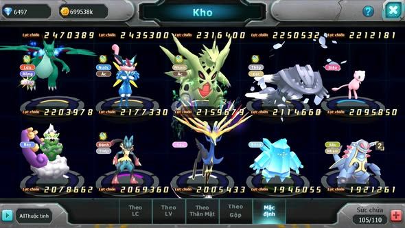 MÃ : #TTS4202 - SV 1554 - V10 - DIANCIE DYNAMAX PALKIA BC  RẮN BĂNG BC KYGORE UNVOA ZEVIL