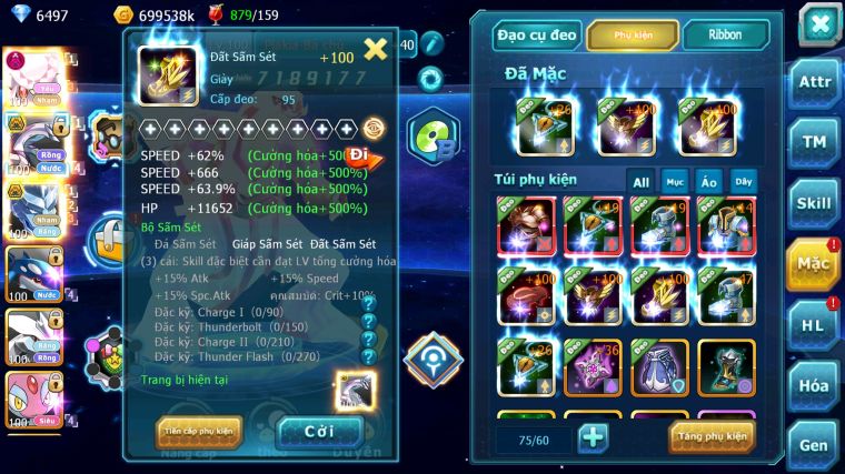 MÃ : #TTS4202 - SV 1554 - V10 - DIANCIE DYNAMAX PALKIA BC  RẮN BĂNG BC KYGORE UNVOA ZEVIL