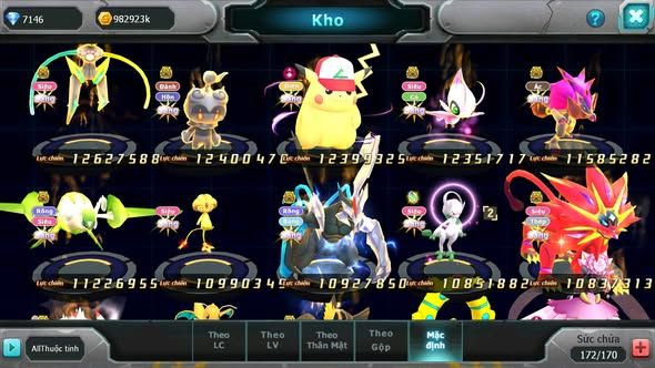 MÃ : #TTS4219 - SV 391 - V17 - TOP5 - HOOH CH DYNAMXA PALKIA CH DYNAMAX CHỈ SỐ SIÊU KHỦNG HOOPA BÁ CHỦ YVETAL BC NHIEEUF PET BÁ CHỦ NGON