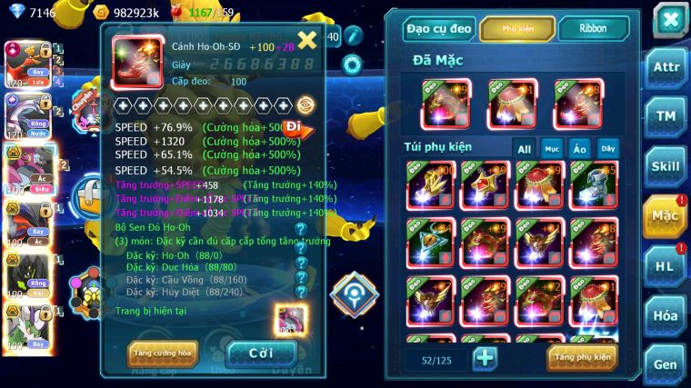 MÃ : #TTS4219 - SV 391 - V17 - TOP5 - HOOH CH DYNAMXA PALKIA CH DYNAMAX CHỈ SỐ SIÊU KHỦNG HOOPA BÁ CHỦ YVETAL BC NHIEEUF PET BÁ CHỦ NGON