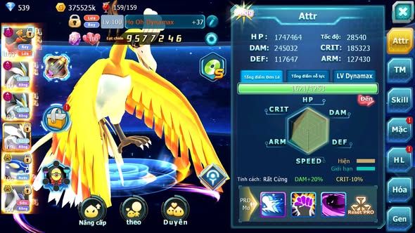 MÃ : #TTS4224 - SV1394 - V12 - 1K2 SÁCH -HOOH DYNAMAX WB BC DYNAMAX UNVOA KYOGRE BC CẶP LATI BC