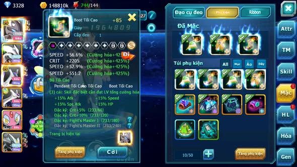 MÃ : #TTS4226 - SV 1737 - V6 - MEW GIÁP BÁ CHỦ UNVOA LATI BC NHIỀU PET HT