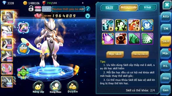 MÃ : #TTS4226 - SV 1737 - V6 - MEW GIÁP BÁ CHỦ UNVOA LATI BC NHIỀU PET HT