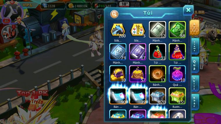 MÃ : #TTS4226 - SV 1737 - V6 - MEW GIÁP BÁ CHỦ UNVOA LATI BC NHIỀU PET HT