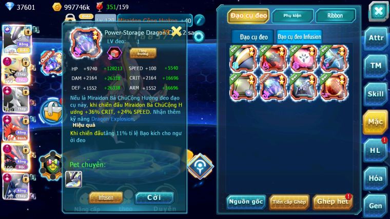 MÃ : #TTS4232 - SV 1477 - TOP 1-2 CHAM CỨNG - FULL PET META MỚI NHẤT MAX ĐỒ  MUA CHƠI KHỎI NẠP LUÔN AE