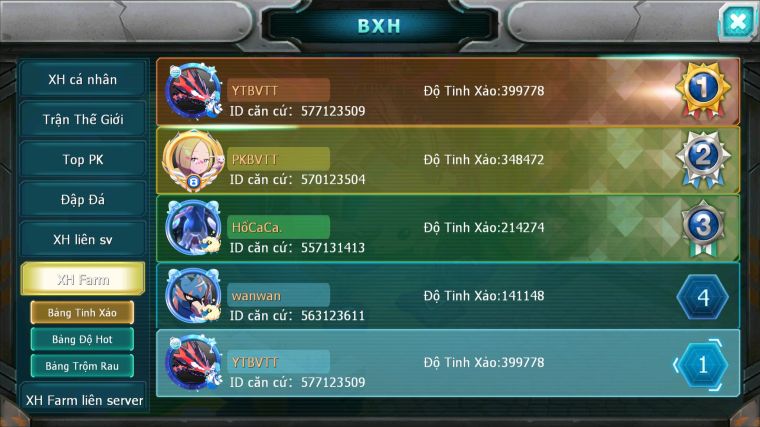 MÃ : #TTS4232 - SV 1477 - TOP 1-2 CHAM CỨNG - FULL PET META MỚI NHẤT MAX ĐỒ  MUA CHƠI KHỎI NẠP LUÔN AE