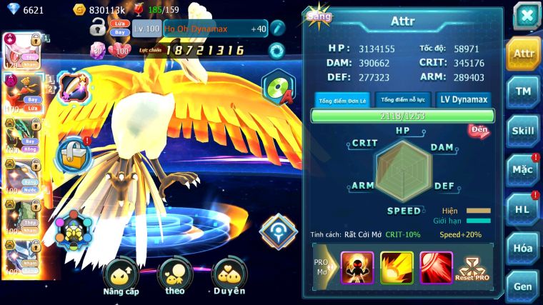 MÃ : #TTS4253 - SV 1335 - TOP11 - V13 - DIANCIE CH DYNAMAX HOOH DYNAMAX RAYQUAZA BC  CẶP CÁ BC NHIỀU PET BC NGON