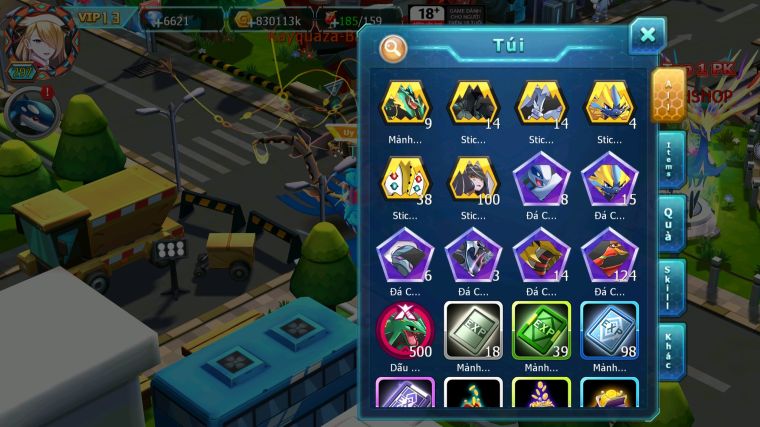 MÃ : #TTS4253 - SV 1335 - TOP11 - V13 - DIANCIE CH DYNAMAX HOOH DYNAMAX RAYQUAZA BC  CẶP CÁ BC NHIỀU PET BC NGON