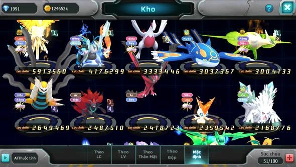 MÃ : #TTS4265 - SV 1605 - V5 - 1K1 SÁCH - HOOH BÁ CHỦ UNVOA LUGIA KYOGRE LATI BC NHIỀU PET HT