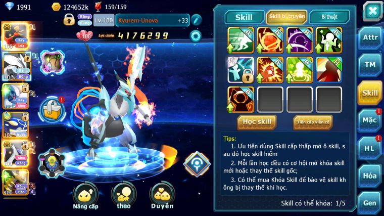 MÃ : #TTS4265 - SV 1605 - V5 - 1K1 SÁCH - HOOH BÁ CHỦ UNVOA LUGIA KYOGRE LATI BC NHIỀU PET HT