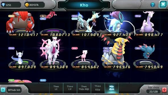 MÃ : #TTS4264 - SV 1623 - V5 - DIANCIE BC TAPU FINI BC XERM UNVOA RAYQUAZA NHIỀU PET HT