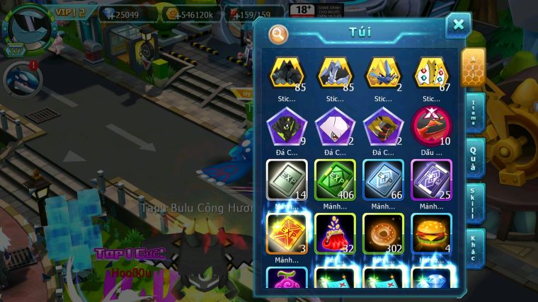 MÃ : #TTS4266 - SV 1418 - V12 - 25K KC - 1K SÁCH - TOP41 - HOOH CH DYNAMAX YVETAL CH PALKIA BC THẦN GIÓ BC NHIỀU PET BC