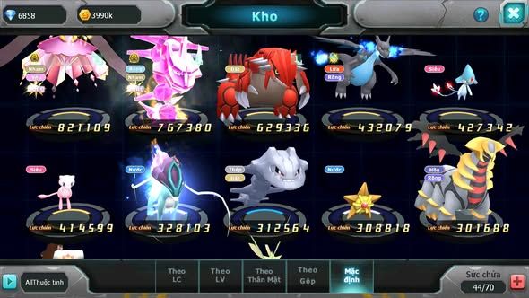 MÃ : #TTS4280 - SV 1728 - V6 - DIANCIE BÁ CHỦ RẮN BĂNG BÁ CHỦ GROUDON