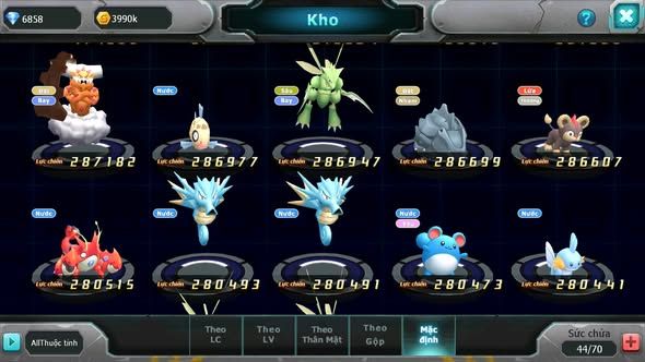 MÃ : #TTS4280 - SV 1728 - V6 - DIANCIE BÁ CHỦ RẮN BĂNG BÁ CHỦ GROUDON