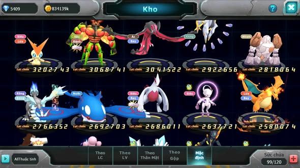 MÃ : #TTS4285 - SV 1351 - V12 - HOOH DYNAMAX DIANCIE DYNAMAX UNVOA PALKIA BC QVLD BC CẶP LATI BC NHIỀU PET BC NGON