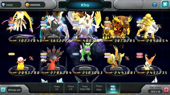 MÃ : #TTS4288 - SV 1574 - V10 - 300 SÁCH - HOOH DYANAMX WB BÁ CHỦ QVLD BC RAIKOU PIKACHU ZEVIL NHIỀU PET HT