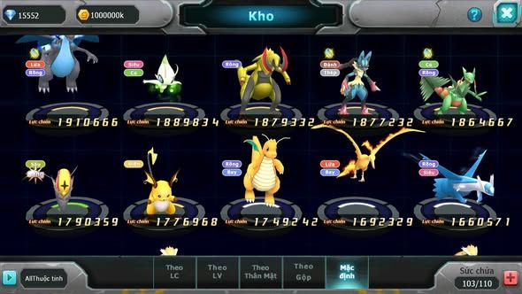 MÃ : #TTS4288 - SV 1574 - V10 - 300 SÁCH - HOOH DYANAMX WB BÁ CHỦ QVLD BC RAIKOU PIKACHU ZEVIL NHIỀU PET HT
