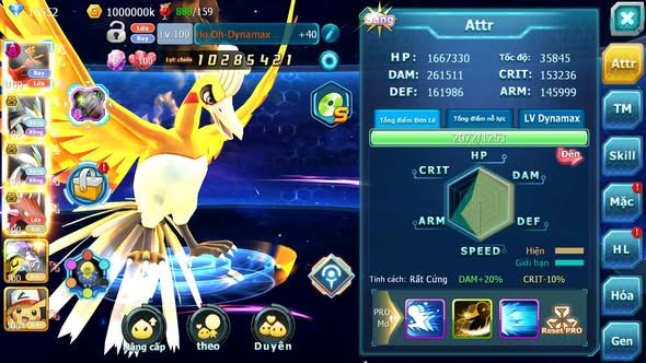 MÃ : #TTS4288 - SV 1574 - V10 - 300 SÁCH - HOOH DYANAMX WB BÁ CHỦ QVLD BC RAIKOU PIKACHU ZEVIL NHIỀU PET HT