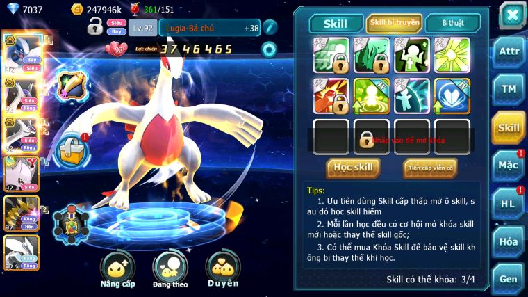 MÃ : #TTS4287 - SV 1713 - 1K3 SÁCH - LUGIA BÁ CHỦ CẶP LATI BÁ CHỦ UNVOA NHIỀU PET HUYỀN THOẠI