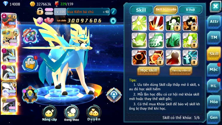 MÃ : #TTS4293 - SV969 - V15 - TOP 14 - HOOH CH DYNAMAX VUA KIẾM BÁ CHỦ WB DYANAMX UNVOA CẶP CÁ BC NHIỀU PET BC