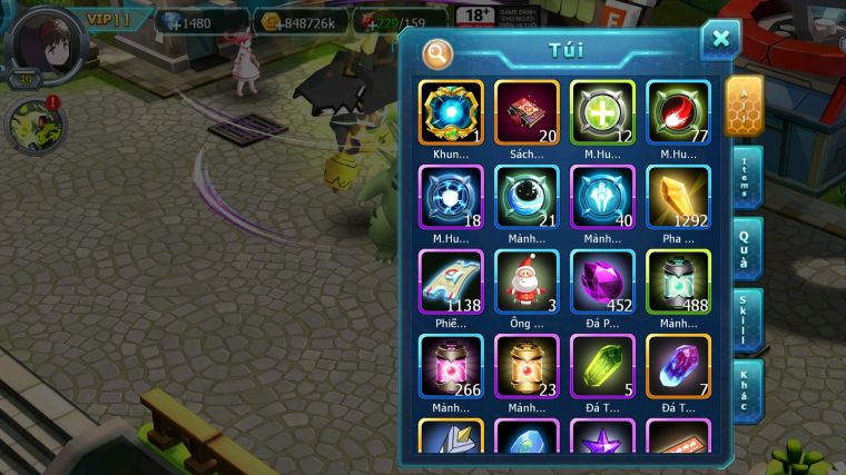 MÃ : #TTS4292 - SV 1719 - V11 - TAPU BULU BÁ CHỦ DYNAMAX YVETAL THẦN GIÓ BC KYOGRE BC NHIỀU PET HT