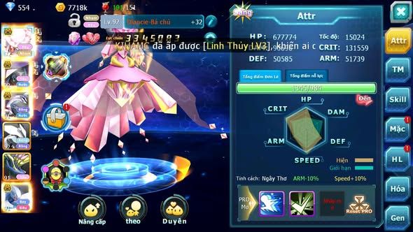 MÃ : #TTS4300 - SV 1717 - DIANCIE BC TAPU FINI BC PALKIA BC UNVOA LUGIA BC NHIỀU PET HT