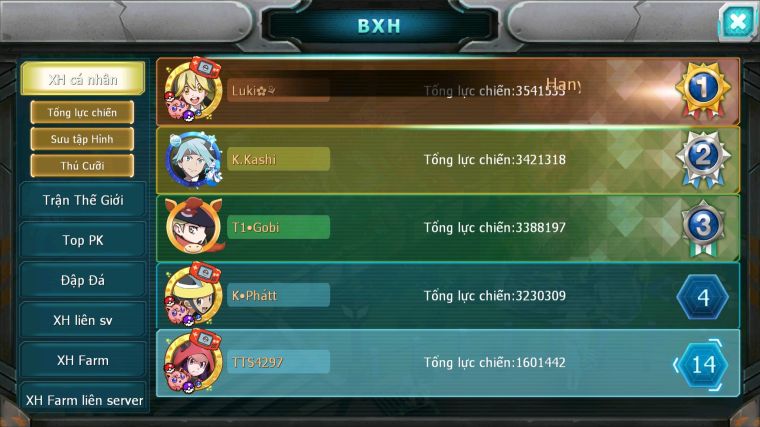 MÃ : #TTS4297 - SV 1811 - V5 - TOP14 UNVOA MES RAIKOU ĐUA TOP CỰC NGON